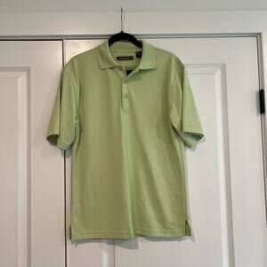 Cubavera Men's Polo Light Green‎ Size Small